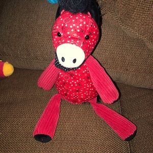 Red paisley house scentsy buddy retired